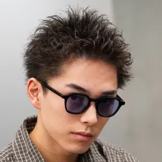 ショート ヘアアレンジ メンズ fifth 石川 凪のヘアスタイル