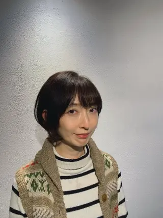 ショート vicca ekolu所属・わこ★骨格診断カット 早朝➕仕事終わりＯＫのヘアスタイル