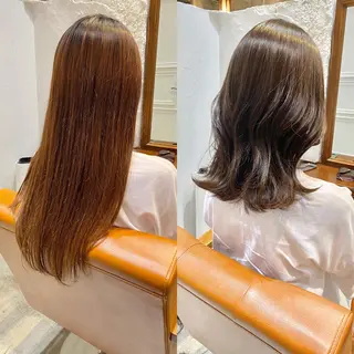 ミディアム カラー ヘアアレンジ 小林 佳祐のヘアスタイル