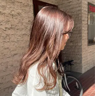 ロング カラー 東 史夏のヘアスタイル