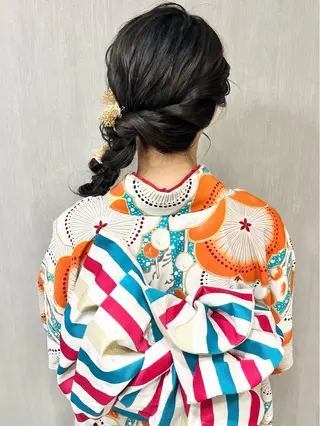 ロング ヘアアレンジ ヘアセット専門店 Rのヘアスタイル