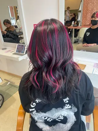 ミディアム カラー メンズ🫧パーマ🫧 池田梨紗のヘアスタイル