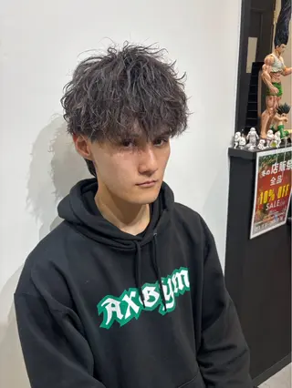 パーマ ✂️メンズサロン✂️ SHINE✨浅野士稀のヘアスタイル