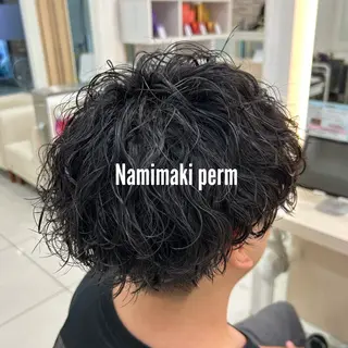 パーマ メンズ垢抜け/トータ ルプロデュース/大丸のヘアスタイル