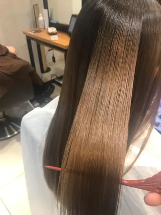 セミロング 最高峰美髪矯正No1 toshiのヘアスタイル