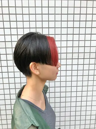 ショート カラー tokute Takahashiのヘアスタイル