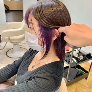 ミディアム 【清瀬】パサツキ 広がり改善川合剛史のヘアスタイル