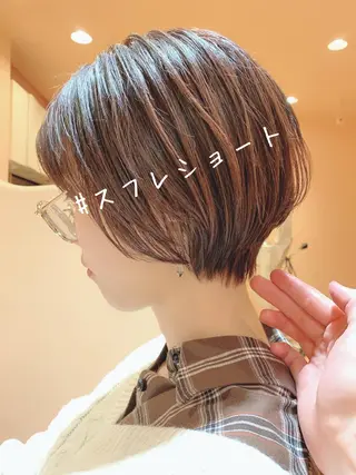 ショート 🎉骨格矯正カット ばば　としまさのヘアスタイル
