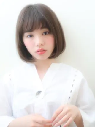 ミディアム カラー レイヤーカット✂️ 横浜No1♡下鳥翔子のヘアスタイル