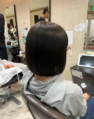 ミディアム 🪽髪質改善矯正 🤍MIU🤍のヘアスタイル