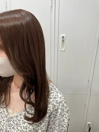 カラー 安東留那 /レイヤーカットのヘアスタイル