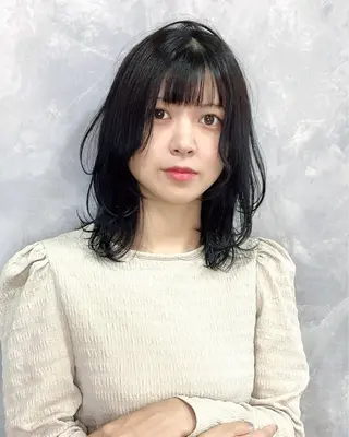 ミディアム 💎髪質改善/縮毛 矯正💎メンズパーマのヘアスタイル