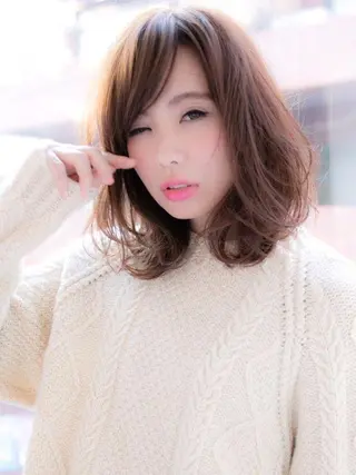ミディアム カラー 内藤 達也のヘアスタイル