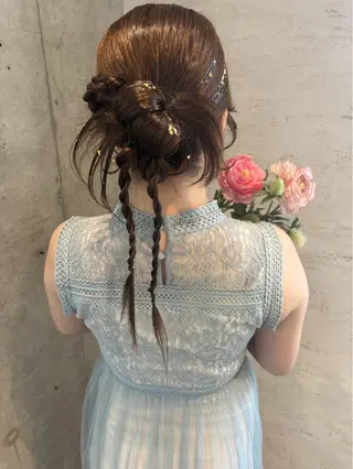 ロング ヘアアレンジ 美髪× ヘアセット✨Araiのヘアスタイル