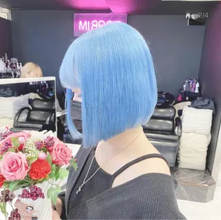 ミディアム カラー パーマ ヘアアレンジ メンズ キッズ ネイル マツエク・マツパ アイブロウ 💖オタク美容師 ꒰ঌ♡モモ♡໒꒱のヘアスタイル