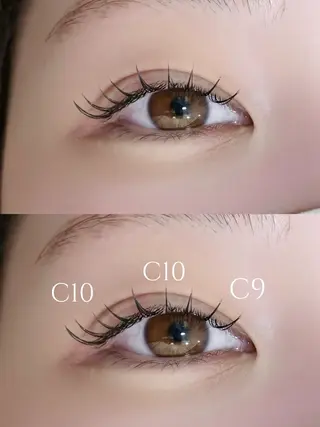 マツエク・マツパ LUNELLA☾ ໋ SANKAのマツエク・マツパデザイン