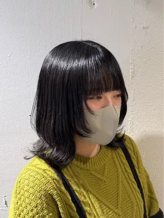 ショート 艶カラー/縮毛矯正/ アレンジ/akaneのヘアスタイル