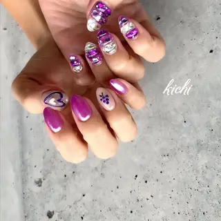 ネイル kichi･: *のネイルデザイン