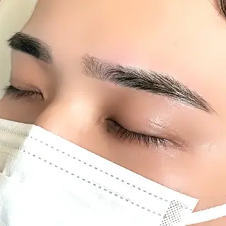 メンズ アイブロウ WHITE EYE 堺東/勇　のどかのマツエク・マツパデザイン