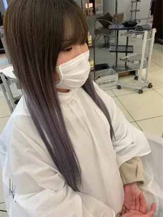 ロング カラー 羽エクステ🩷 🤍まき🤍のマツエク・マツパデザイン