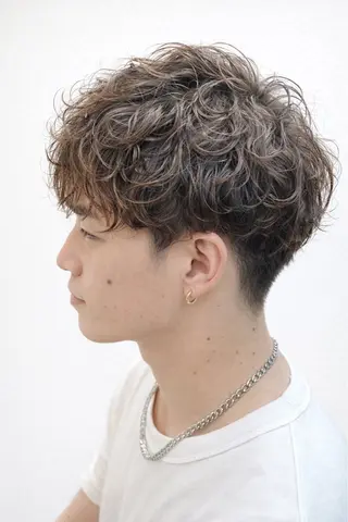 ショート パーマ メンズ メンズ特化/パーマ/ 髪質改善　高野奨馬のヘアスタイル