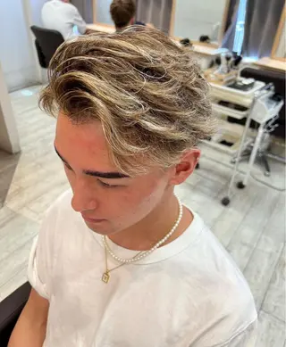ショート パーマ メンズ 💈men's💈 satoru中目黒のヘアスタイル