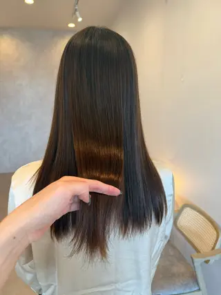 セミロング 兼古 望羽のヘアスタイル