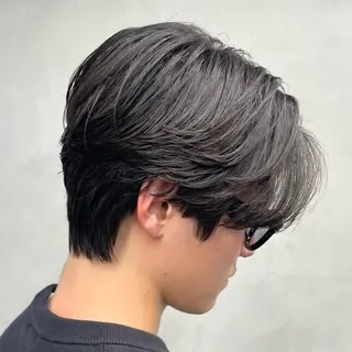 ミディアム パーマ ヘアアレンジ メンズ fifth 石川 凪のヘアスタイル