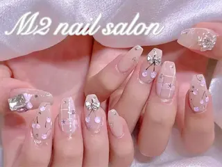 ネイル 長さだし専門店 M2　rikaのネイルデザイン