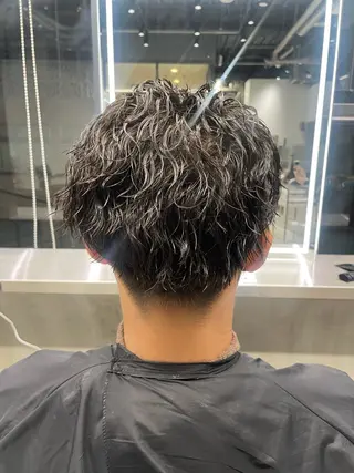 ショート パーマ メンズ fifth天神 パーマ特化/石橋航海のヘアスタイル