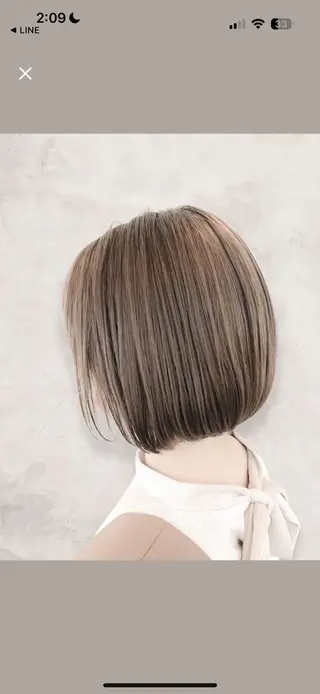 ショート センター南　髪質改善 大引　優のヘアスタイル