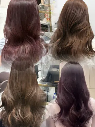ロング カラー 横浜美容室/透明感 カラー/レイヤーのヘアスタイル