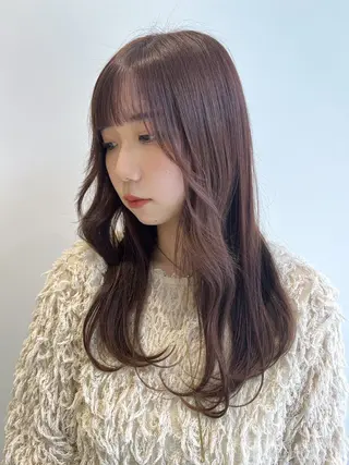セミロング 高橋 柊和のヘアスタイル