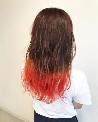 セミロング カラー Miru by INCE HAIRのヘアスタイル