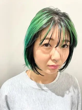 ショート カラーモデル募集中 美容室ハピスのヘアスタイル