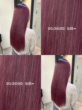 ロング ハイトーン🫧艶髪 MAIKAのヘアスタイル