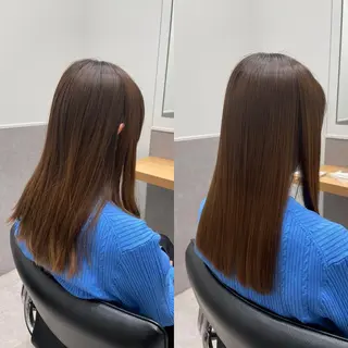 セミロング 髪質改善ヘアケア 艶髪特化/上田のヘアスタイル