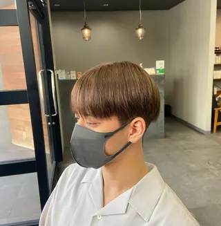 ショート メンズ 韓国風・透明感カラー 💫ami💫のヘアスタイル