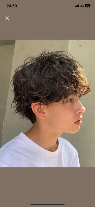 パーマ メンズ fifth 菅崎愛斗のヘアスタイル
