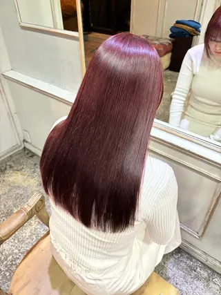 セミロング 柔らかベージュ 🤎YUKAのヘアスタイル