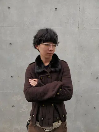 パーマ ショート OMA　 カタギシのヘアスタイル