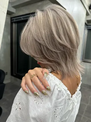 ミディアム カラー 牧内 拓のヘアスタイル