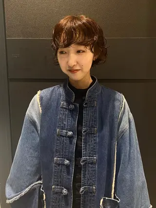 ショート カラー パーマ mai / linoah˚✧のヘアスタイル