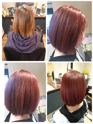 ミディアム カラー Ray hair 春日部のヘアスタイル