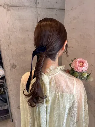 ロング ヘアアレンジ 美髪× ヘアセット✨Araiのヘアスタイル