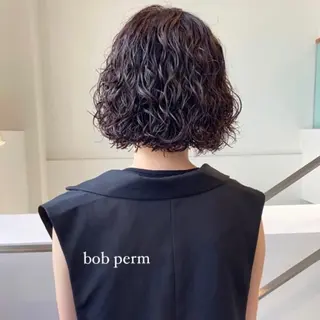 ショート カラー パーマ KAWATOKO MISUZUのヘアスタイル