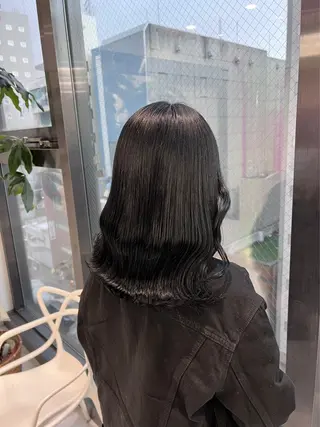 ミディアム カラー パーマ ヘアアレンジ メンズ 🤍透明感カラー🤍 似合わせ🤍AINEのヘアスタイル