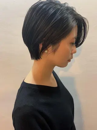 ショート 丹羽大喜 縮毛矯正/美髪矯正のヘアスタイル