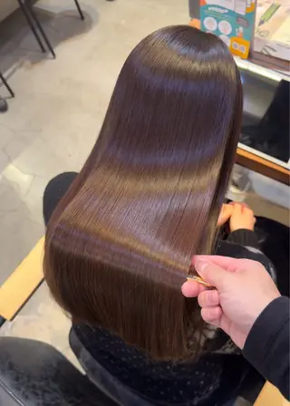 セミロング カラー ✨縮毛矯正/髪質改善 錦糸町/松坂拓馬のヘアスタイル