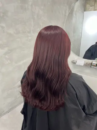 ロング カラー yuuna ✮ door whiteのヘアスタイル